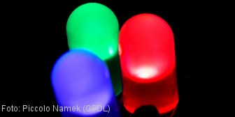 Leuchtdiode mit einstellbarer Farbe Leuchtdiode mit einstellbarer Farbe