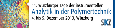 11. Würzburger Tage der instrumentellen Analytik, 4.12. - 5.12.2013, SKZ, Würzburg