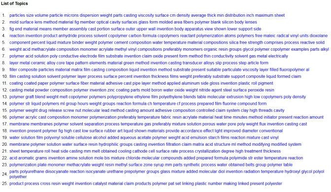 Topic 02: mold surface lens method material fig member optical cavity surfaces glass form molded area fibers polymer blank silicon body lenses