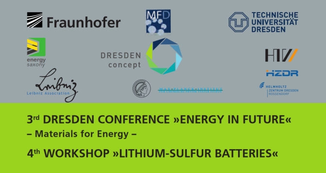 3rd Dresden Conference "Energy in Future" - Materials for Energy - Nov 10-11, 2015, Dresden, Germany